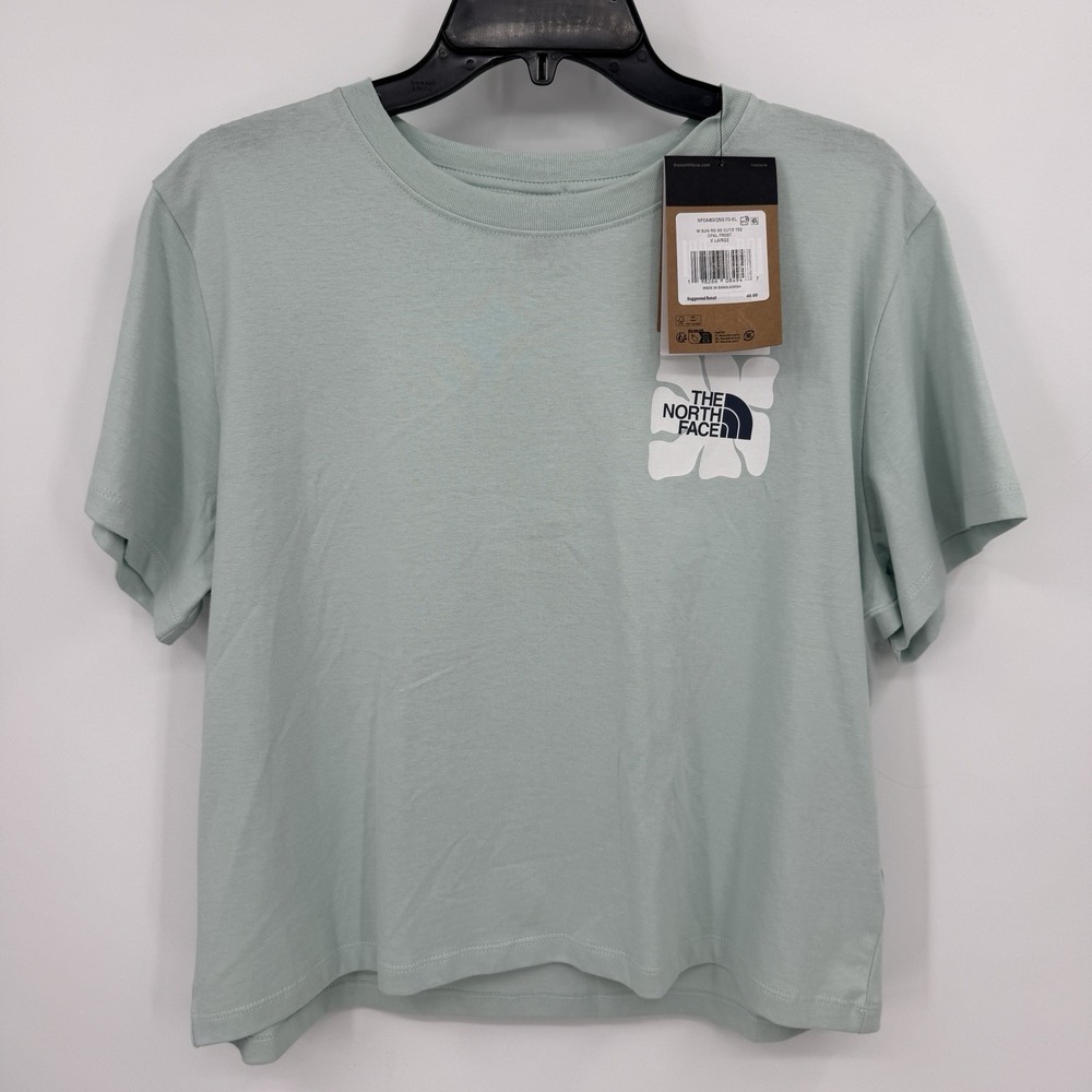 The North Face Women Sun Cutie Graphic T-Shirt XL Opal Frost NF0A8QSG70-XL